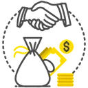 Free Finance Deal Deal Agreement Icon