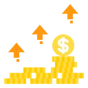 Free Growth Money Stact Business Icon