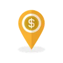 Free Location Finance Navigation Icon