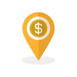 Free Finance Location  Icon