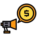 Free Financial Announcement  Icon