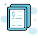 Free Fintech Report Financial Document Business Document Icon