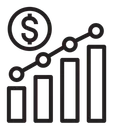 Free Financial Growth  Icon