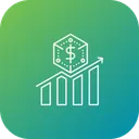 Free Financial Business Growth Icon