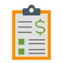 Free Financial Information Finance Report Finance Data Icon