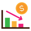 Free Financial Loss Loss Money Icon