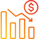 Free Financial Loss  Icon