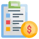 Free Financial Plan Growth Marketing Icon