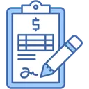 Free Financial Statement Report Accounting Icon