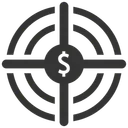Free Goal Investment Money Icon