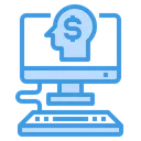 Free Human Mind Computer Business Icon