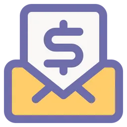 Free Finanzielle E-Mail  Symbol