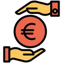 Free Euro Finanzierung Finanzierung Hilfe Symbol