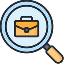 Free Find Jobs Find Job Search Vacancy Icon