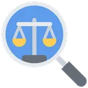 Free Magnifier Search Law Icon