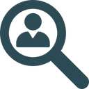 Free Find Person Search Person User Search Icon