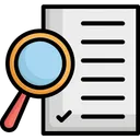 Free Find Plan Find Strategy Magnifying Icon