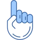 Free Finger Umpire Out Icon