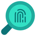 Free Fingerprint Scan Identification Icon