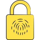 Free Fingerprint Lock Fingerprint Security Icon