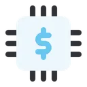 Free Fintech Digital Money Dollar Icon