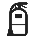 Free Extinguisher High Contrast Icon