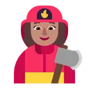 Free Firefighter Flat Medium Icon