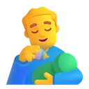 Free Feeding Baby Color Icon