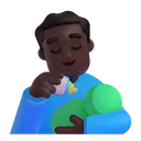 Free Feeding Baby Color Icon