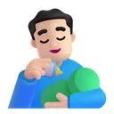 Free Feeding Baby Color Icon