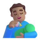Free Feeding Baby Color Icon