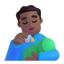 Free Feeding Baby Color Icon
