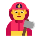 Free Firefighter Flat Default Icon