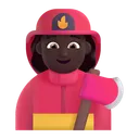 Free Firefighter Color Dark Icon