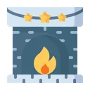Free Fireplace Cabin Wood Icon