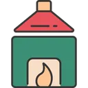 Free Fireplace Warm Light Icon