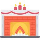 Free Fireplace Light Fire Icon