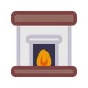 Free Autumn Fall Fireplace Icon