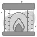 Free Fireplace Fire Winter Icon