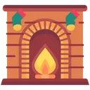 Free Fireplace Chimney Fire Icon