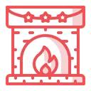 Free Fireplace Cabin Wood Icon