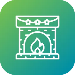 Free Fireplace  Icon