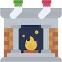 Free Fireplace Living Room Chimney Icon