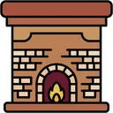 Free Fireplace Living Room Chimney Icon