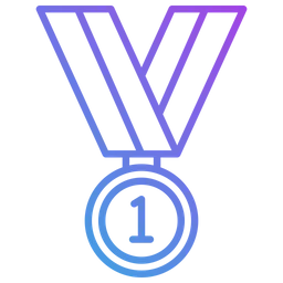 Free First Place Medal  Icon