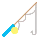 Free Fishing Rod Fishing Fish Icon