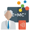 Free Ensenanza Clase De Ciencias Estudio De Fisica Icono