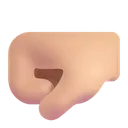 Free Fist Color Medium Light Icon