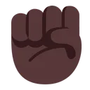 Free Fist Flat Dark Icon