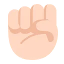 Free Fist Flat Light Icon